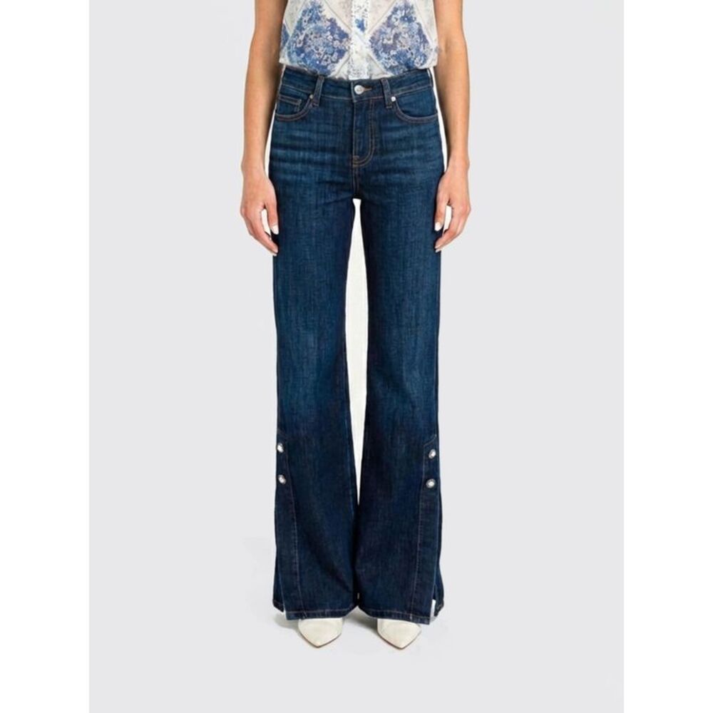 Twinset Women Twinset Flare Stretch Denim Jeans